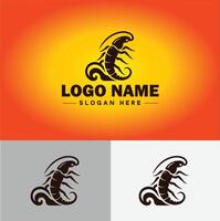 Earwig logo vector art icon graphics for business brand icon earwig logo template