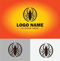 Earwig logo vector art icon graphics for business brand icon earwig logo template