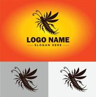 Earwig logo vector art icon graphics for business brand icon earwig logo template