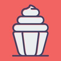 Cupcake Vector Icon