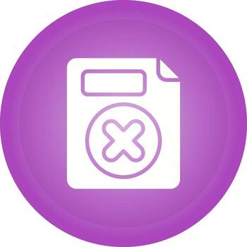 Eliminar botón vector icono