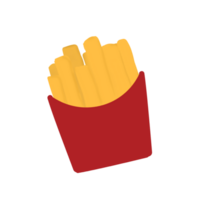 aardappel junk food icoon illustratie png