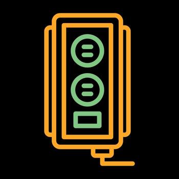 icono de vector de enchufe