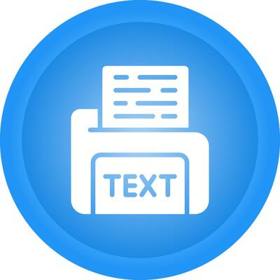 Text File Vector Icon