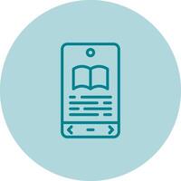 E book Reader Vector Icon