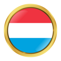 Luxemburgo bandera circulo forma png