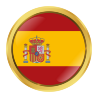 Spagna bandiera cerchio forma png