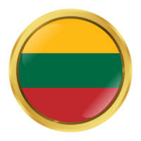 litauen flagga cirkel form png