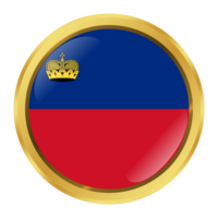 liechtenstein flagga cirkel form png