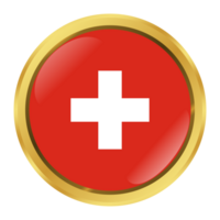 Suiza bandera circulo forma png