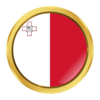 Malta bandera circulo forma png