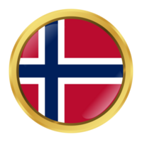 Norge flagga cirkel form png