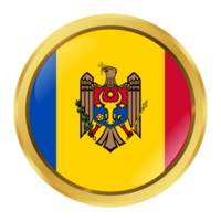 moldavien flagga cirkel form png