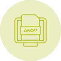 Mov File Vector Icon