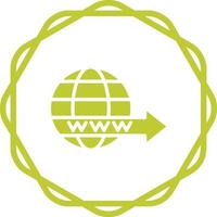 Domain Forwarding Vector Icon