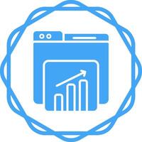 Website Statistics Vector Icon