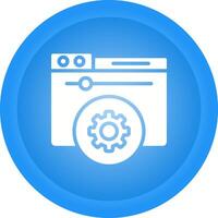 Hosting Control Panel Vector Icon