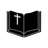 Biblia icono vector. religión ilustración signo. fe símbolo o logo. vector