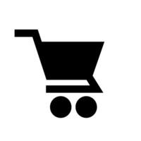 Shopping cart icon vector. Supermarket illustration sign. Shopping symbol or logo. vector