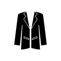 Tuxedo icon vector. Dinner jacket illustration sign. Suit symbol or logo. vector