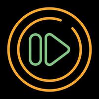 Next Track Circle Vector Icon