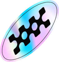 y2k holografische sticker png