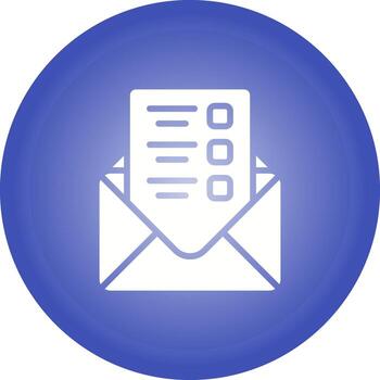 Mailing Lists Vector Icon
