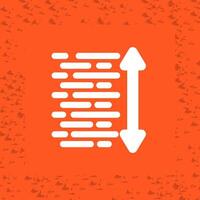 Line Spacing Vector Icon