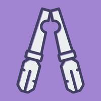 Cable Crimper Vector Icon