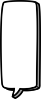3d svart och vit Färg Tal bubbla ballong, ikon klistermärke PM nyckelord planerare text låda baner, platt png transparent element design
