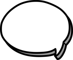 3d Black and white color speech bubble balloon, icon sticker memo keyword planner text box banner, flat png transparent element design