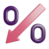 Decrease Analytics Graph png