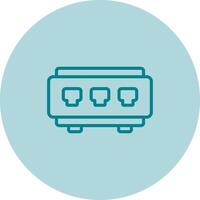 Network Switch Vector Icon