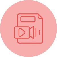 Video File Vector Icon