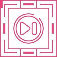 Next Track Button Vector Icon