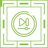 Video Next Track Button Vector Icon