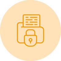 Secure Folder Vector Icon