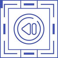 Previous Track Circle Vector Icon