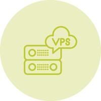 VPS Hosting Vector Icon