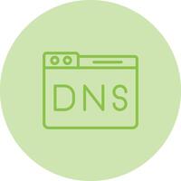 Domain DNS Management Vector Icon