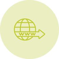 Domain Forwarding Vector Icon