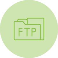 ftp acceso vector icono