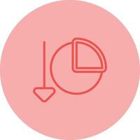 Chart Decreasing Vector Icon