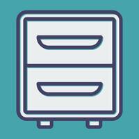 File Cabinet Vector Icon