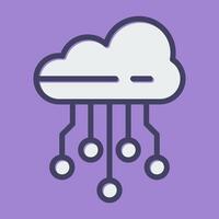 Cloud Computing Vector Icon