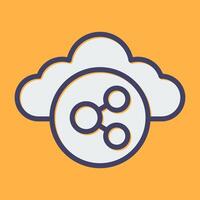 Cloud Computing Vector Icon