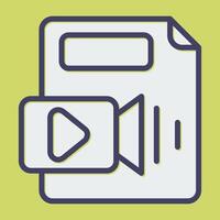 Video File Vector Icon