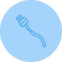 Broken Cable Vector Icon