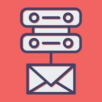 Email Server Vector Icon