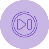 Next Track Button Vector Icon